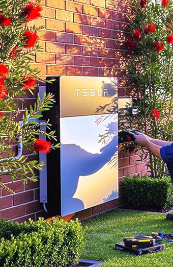 Service Installing Tesla Battery Pack